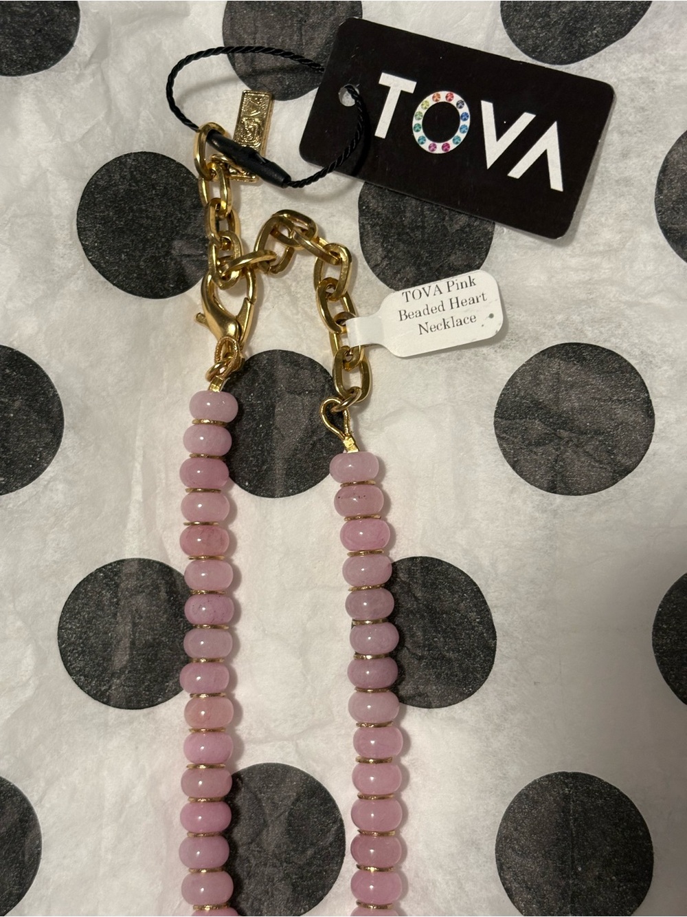 NWT TOVA LIRAEL HEART NECKLACE Fairy Dust Collection - Picture 6 of 12